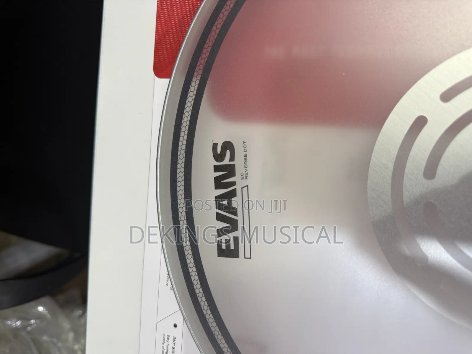 Evans Ec Reverse Dot Drum Head Snare Velon