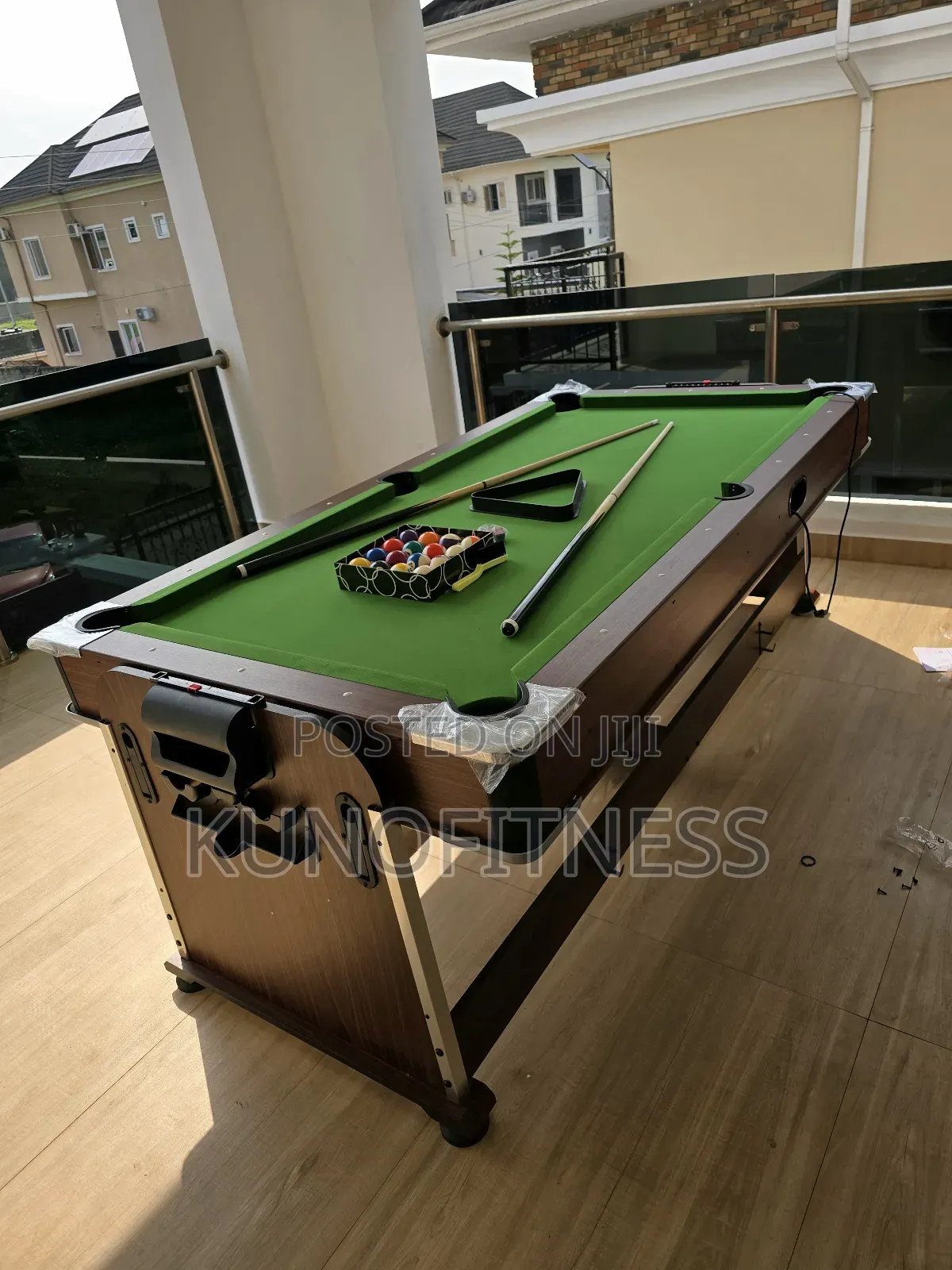 4-in-1 Pool Table - Snooker, Tennis, Air Hockey Dining