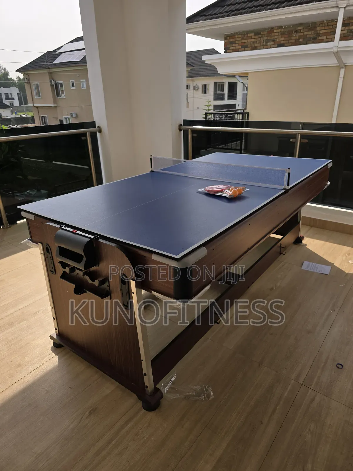 4-in-1 Pool Table - Snooker, Tennis, Air Hockey Dining