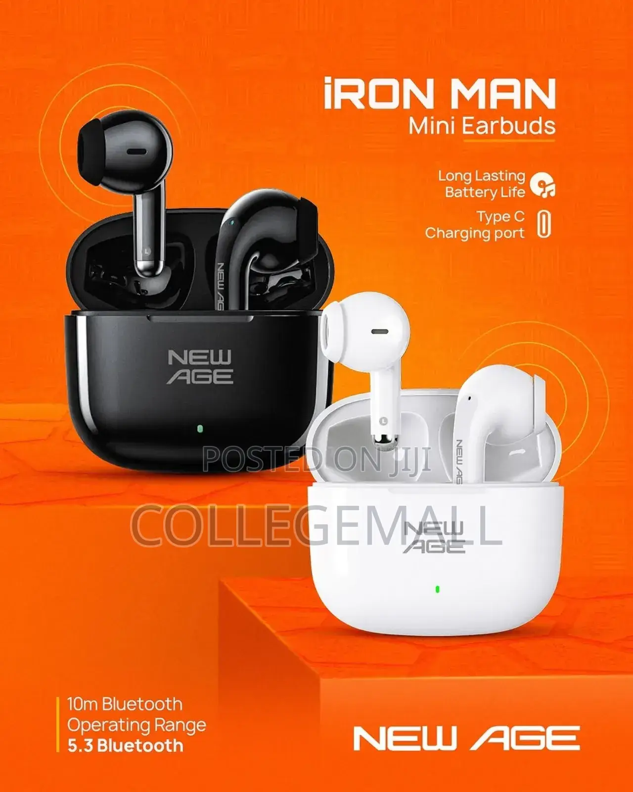 New Age Iron Man True Wireless Earbuds