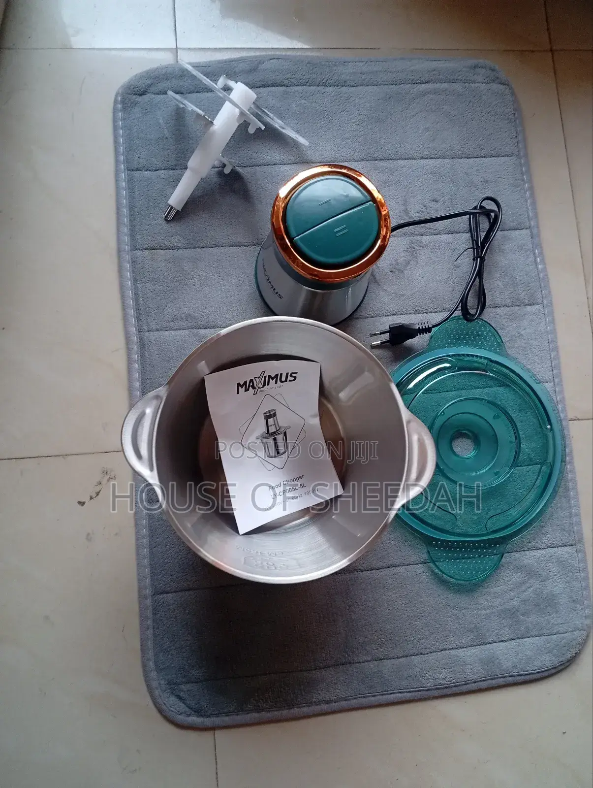 Maximus Yam Pounder/Food Chopper/Meat Grinder 5ltrs