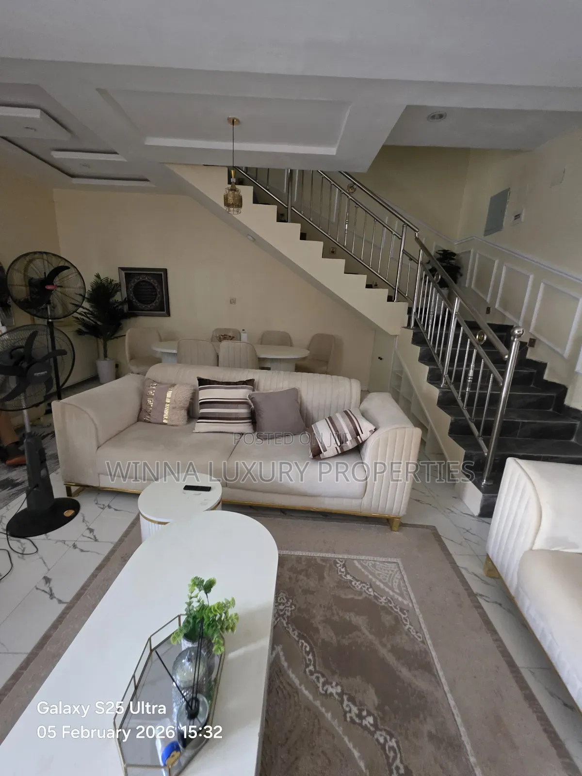 Furnished 4bdrm Duplex in Palm Height, Lugbe District for rent