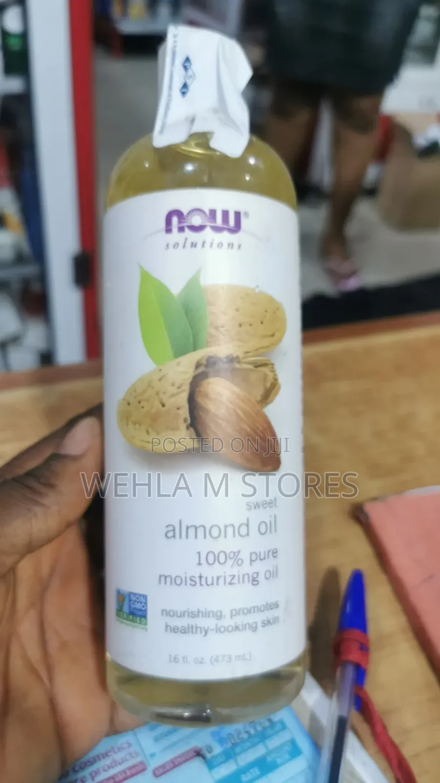 Now Sweet Almond Oil (Carrier Oil) -473ml