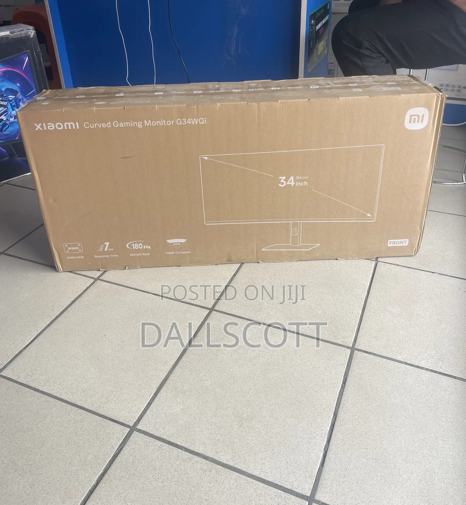 Ultra-Wide Immersion Beast — Xiaomi 34” Curved Gaming Monitor (180hz)