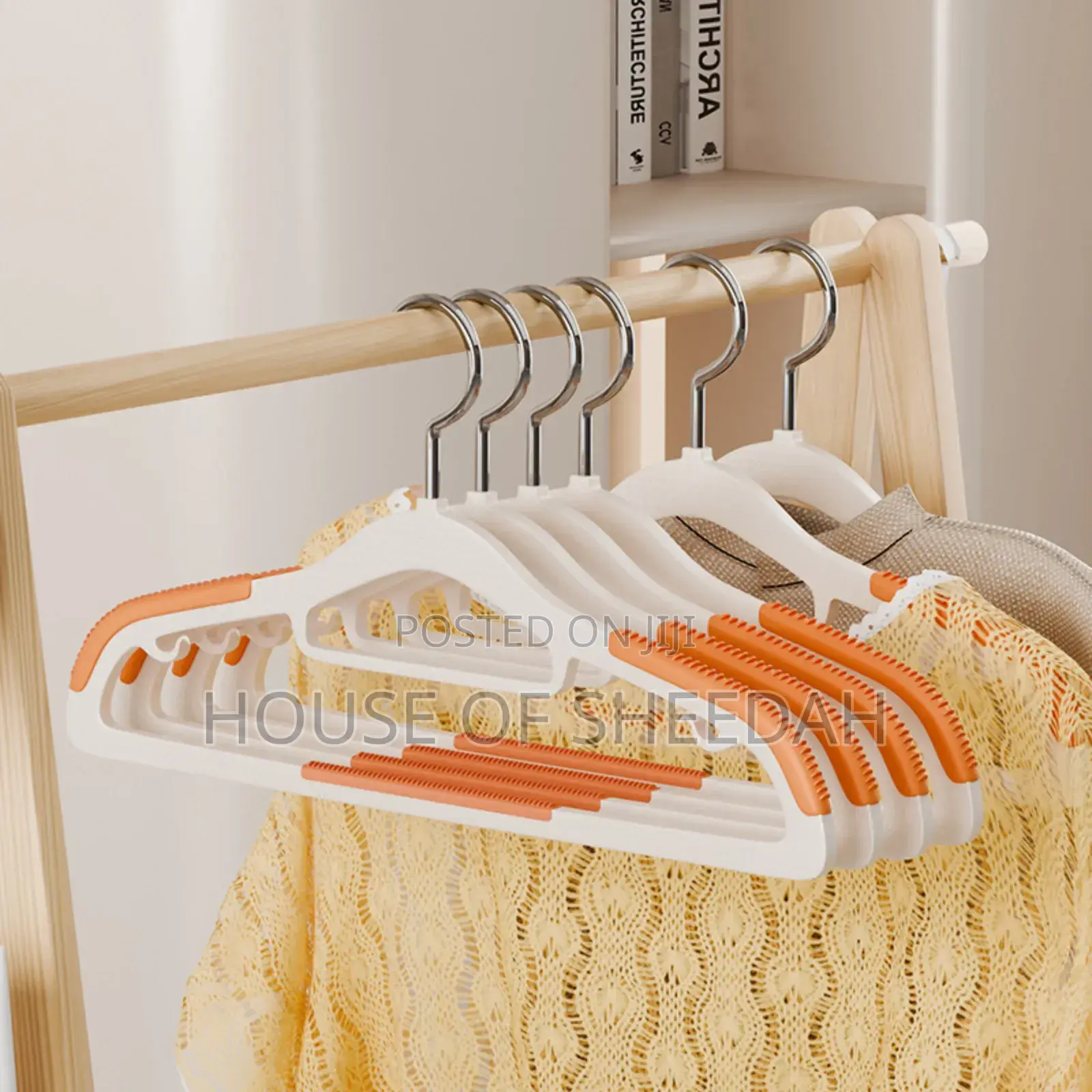 10pcs Multi-Functional Plastic Non-Slip Clothes Hangers