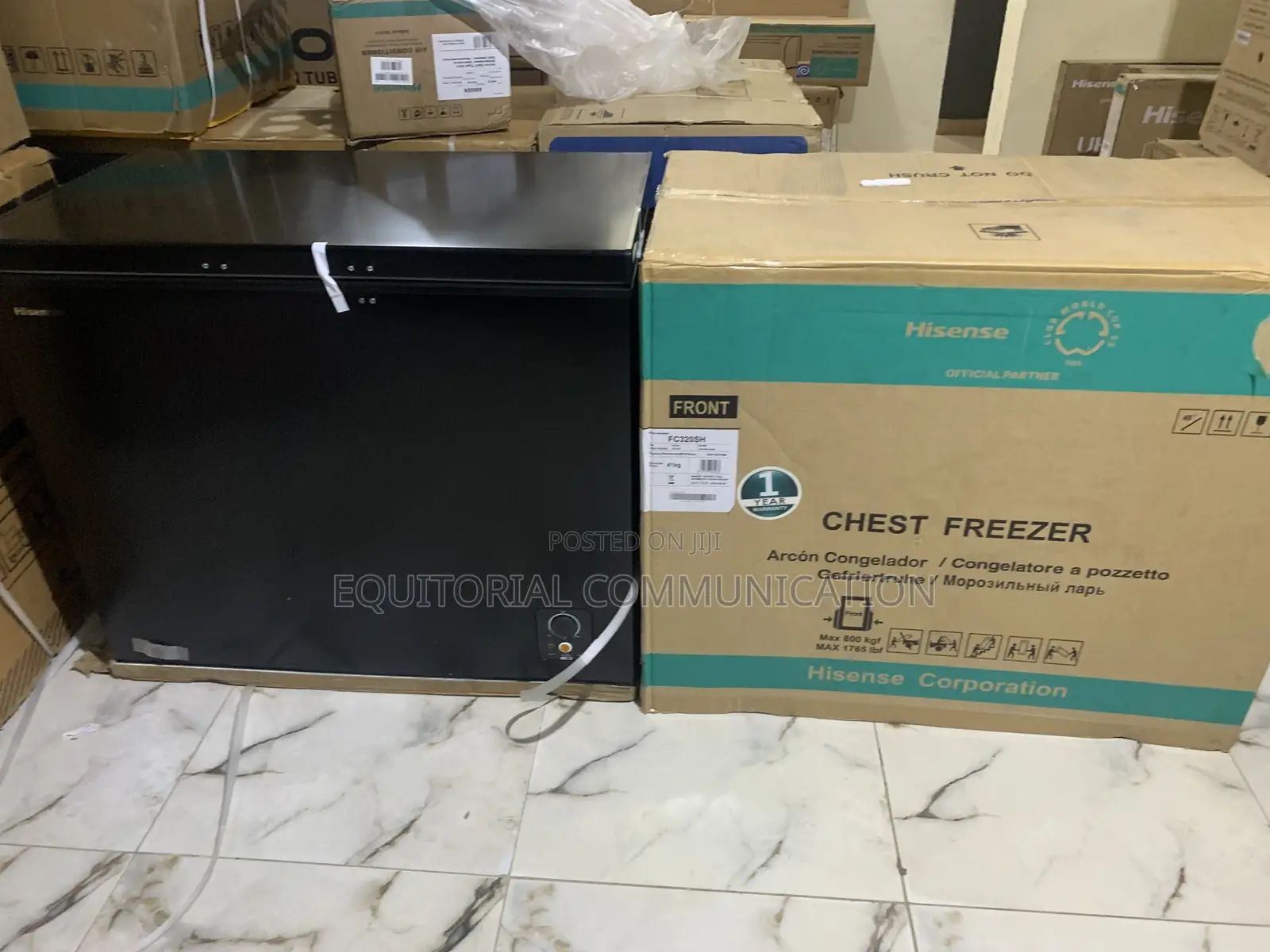 Hisense Fc-320sh 320l Chest Freezer With Interior Light
