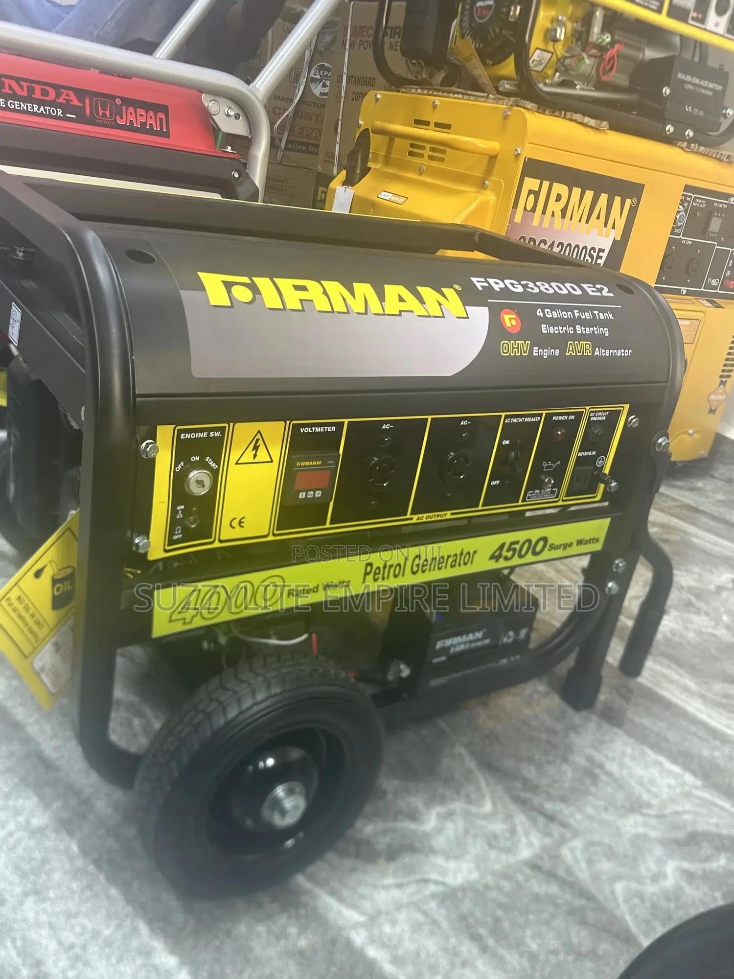 Firman Generator 4.5kva Generator Fpg38000e2