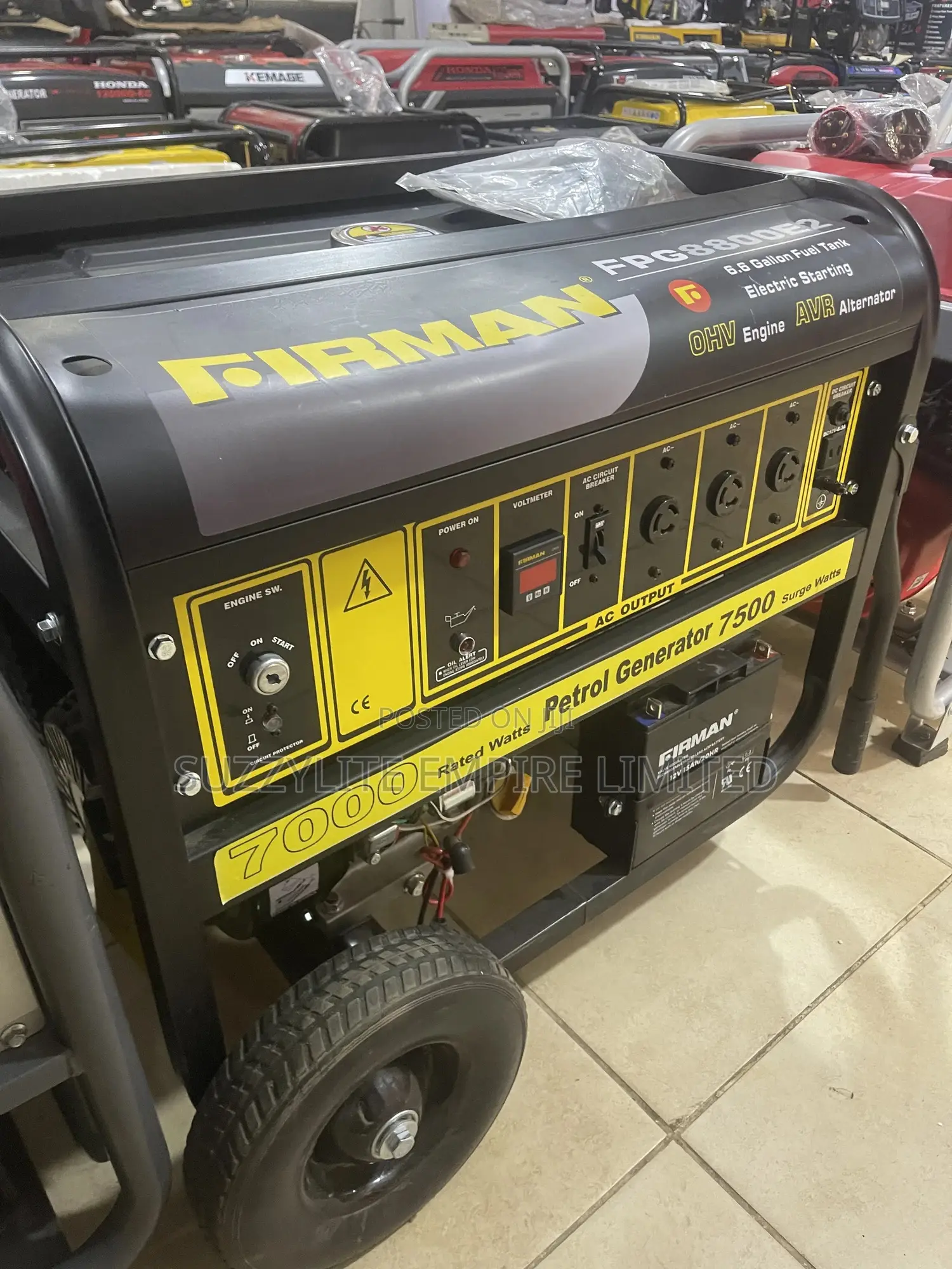 Firman 7.5kva Generator Fpg8800e2