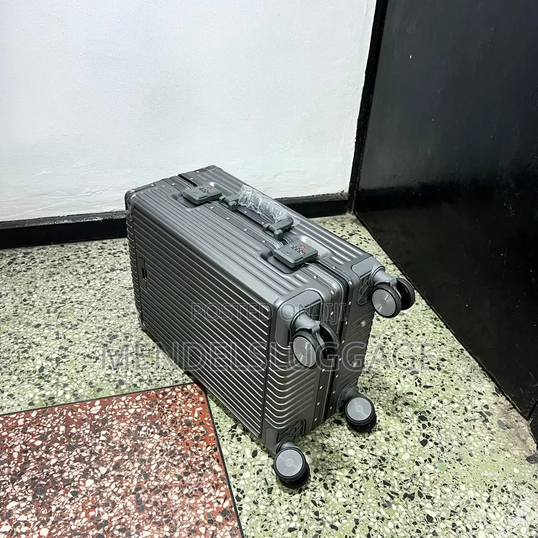 Single Gray Tsa Lock Aluminum Luggage