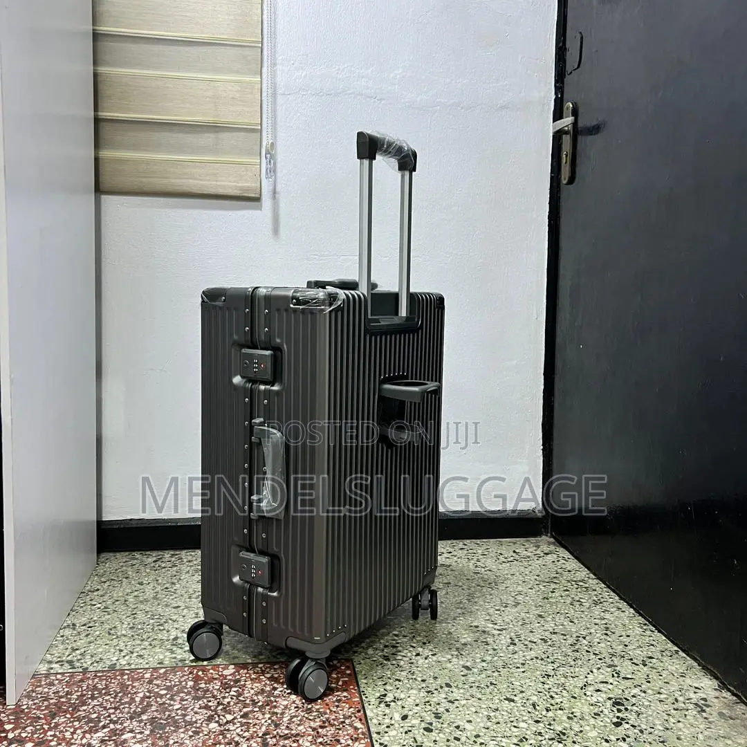 Single Gray Tsa Lock Aluminum Luggage
