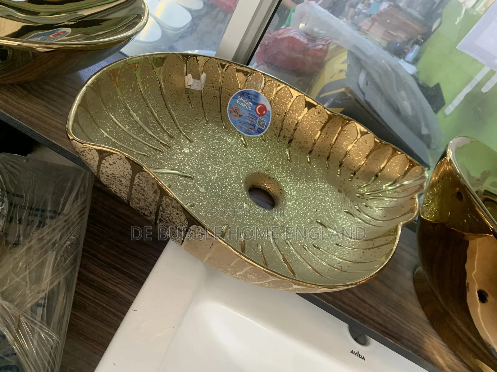 Gold Countertop Basin