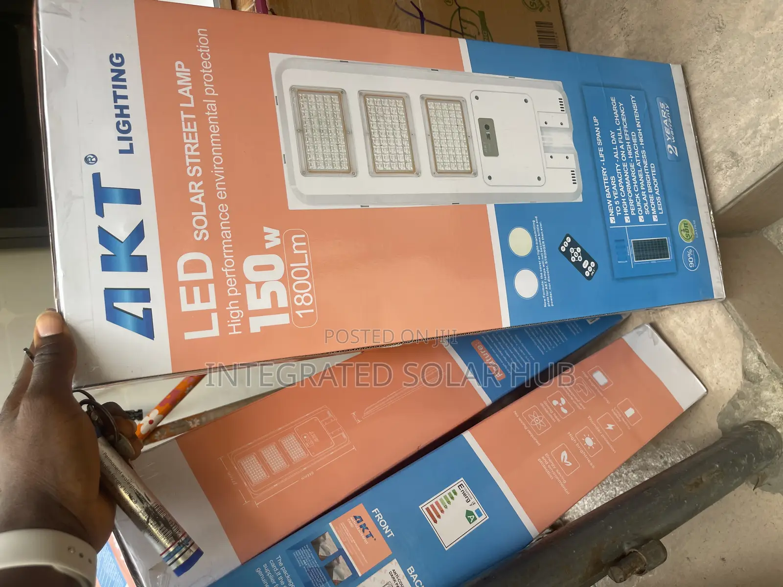 150w Akt Solar Street Light
