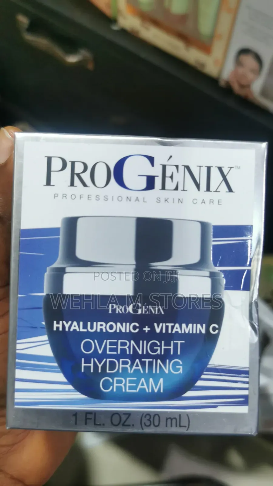 Progenix Hyaluronic + Vitamin C Overnight Hydrating Cream - 30ml