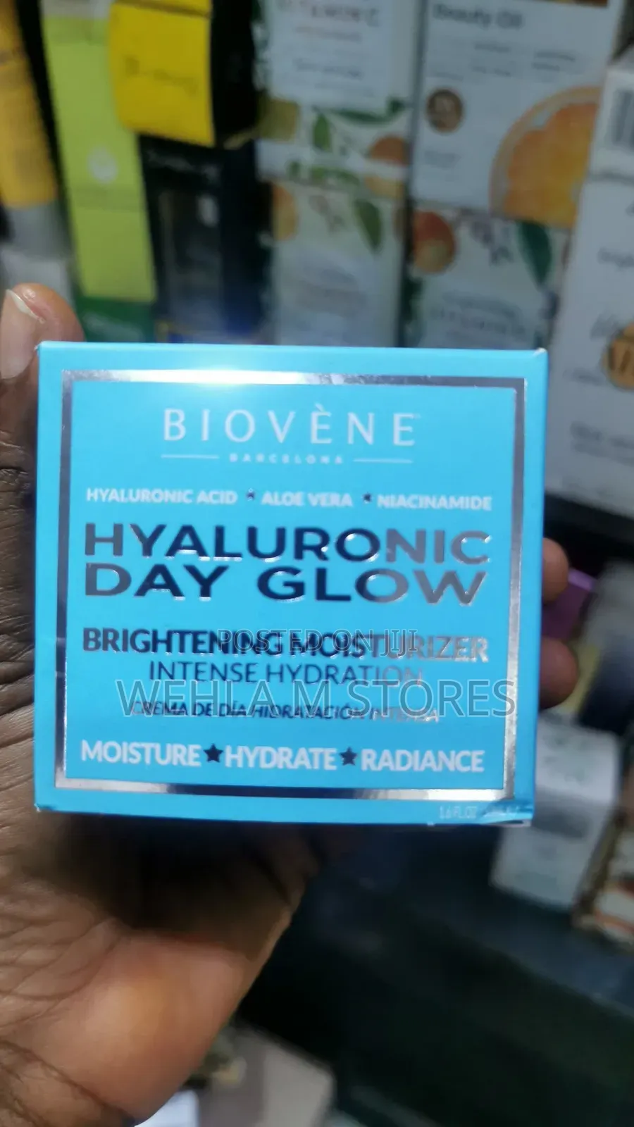 Biovène Hyaluronic Day Glow Hydration Brightening Moisturizer