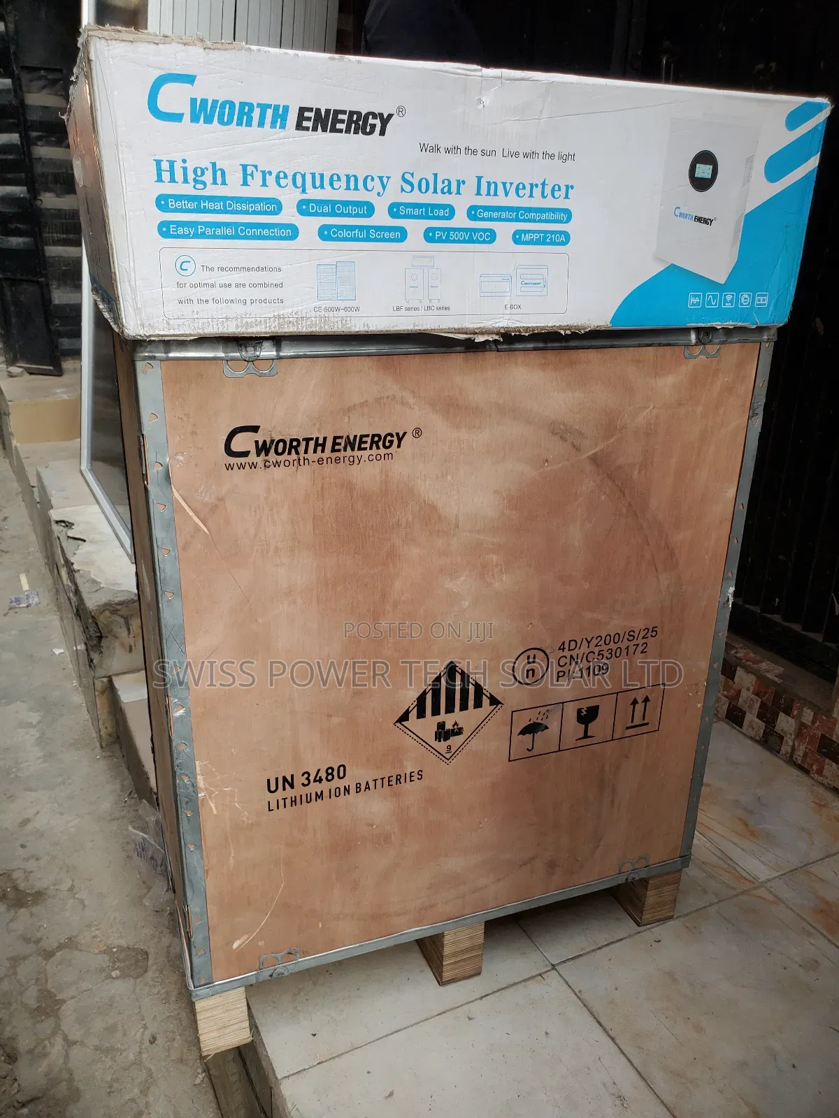 12kva 48v Cworth Inverter ,15kwh Lithium Battery