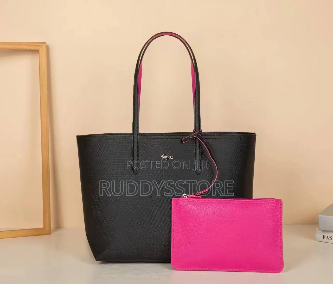 Lacoste 2-in-1 Convertible Bag, Stylish Versatile