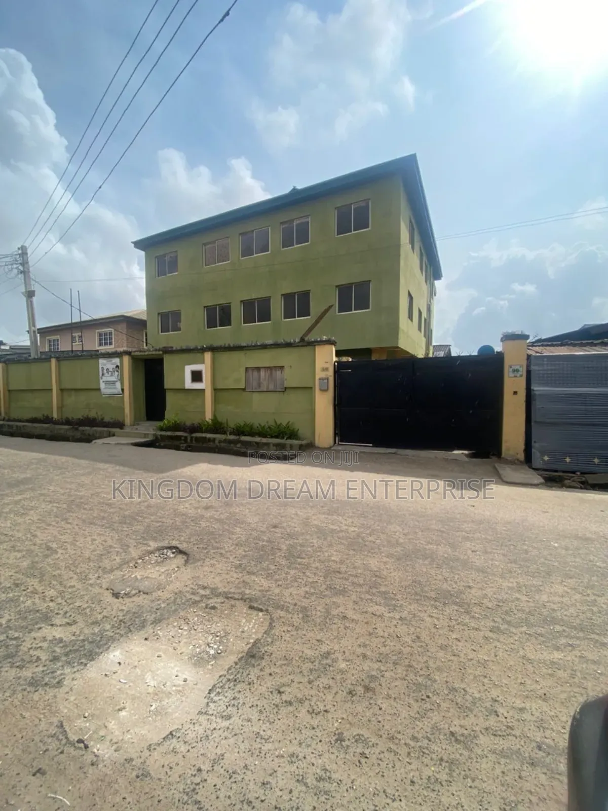 Building on 3-Floors and a 4-Bedrm Bungalow 695sqm Ojodu