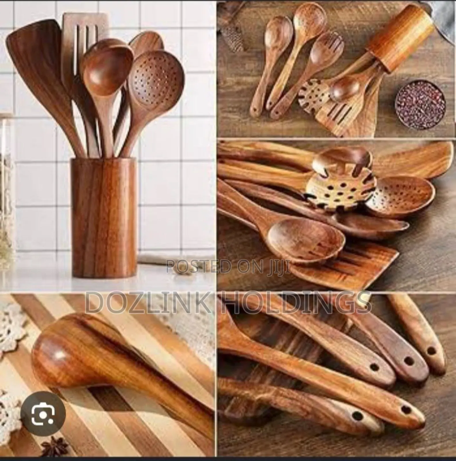 Bamboo Wooden Cooking Spoons