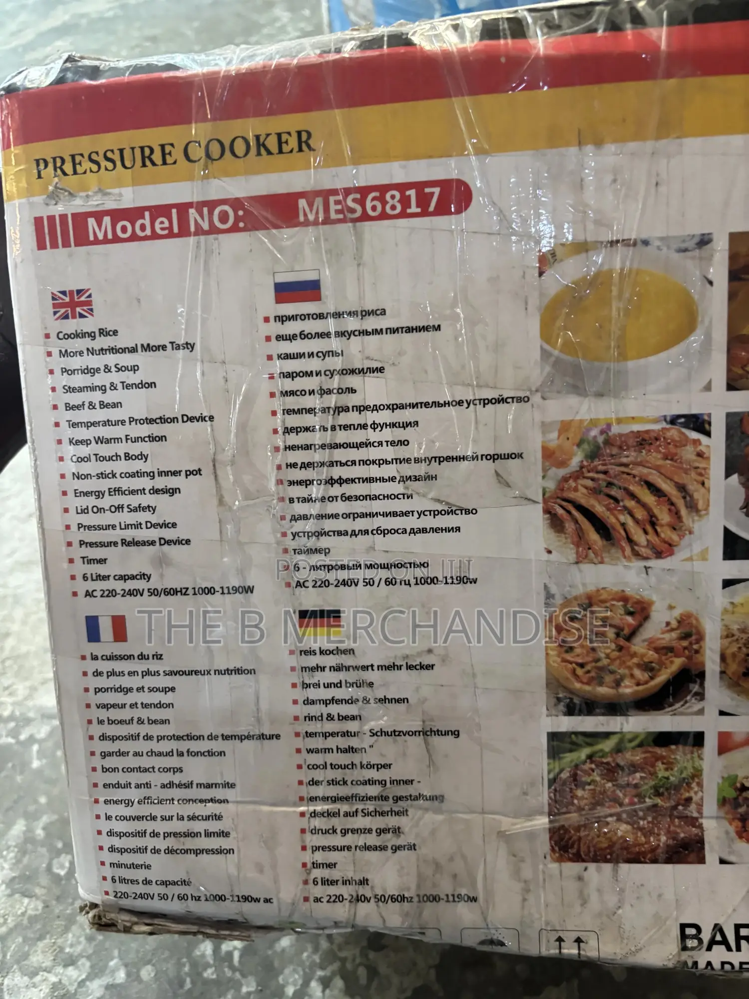 Keenwood Pressure Cooker 10-In1