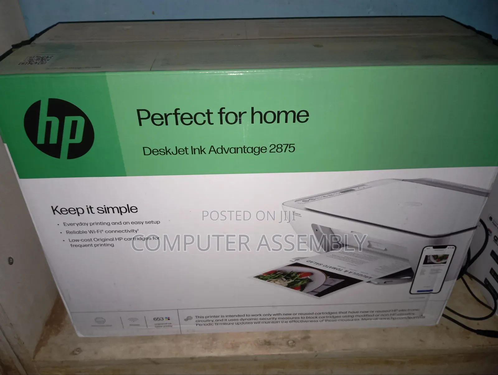 Hp 2875 Deskjet Ink Advantage All in One Printer. Priner