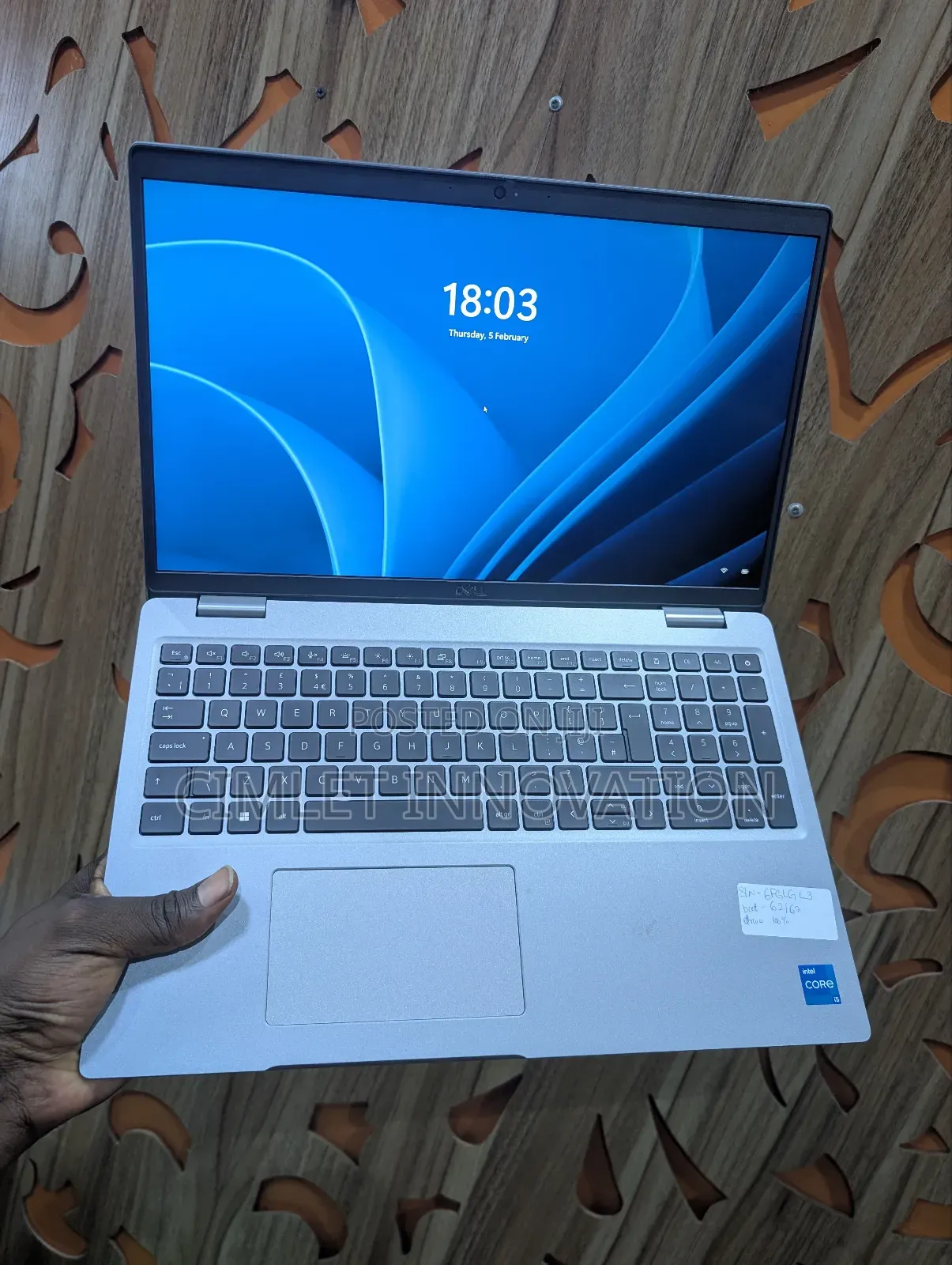 Laptop Dell Latitude 5520 16GB Intel Core i5 SSD 256GB