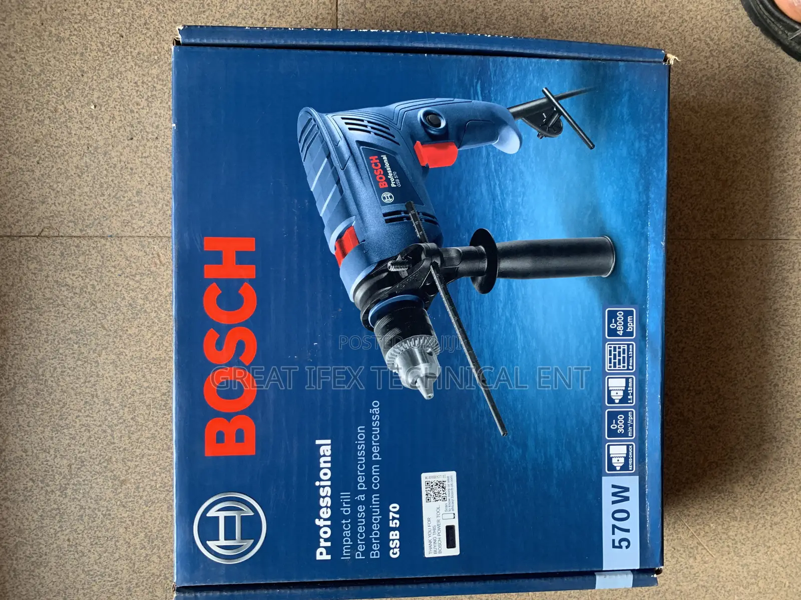 Bosch 570w Impact Drill GSB 570