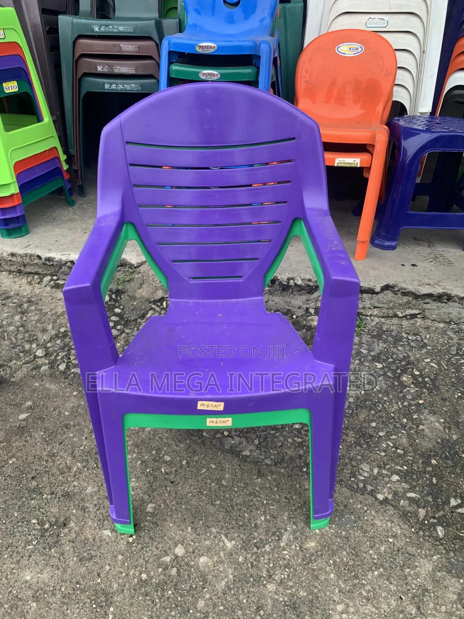 Ok Plastic Children Chair With Arm