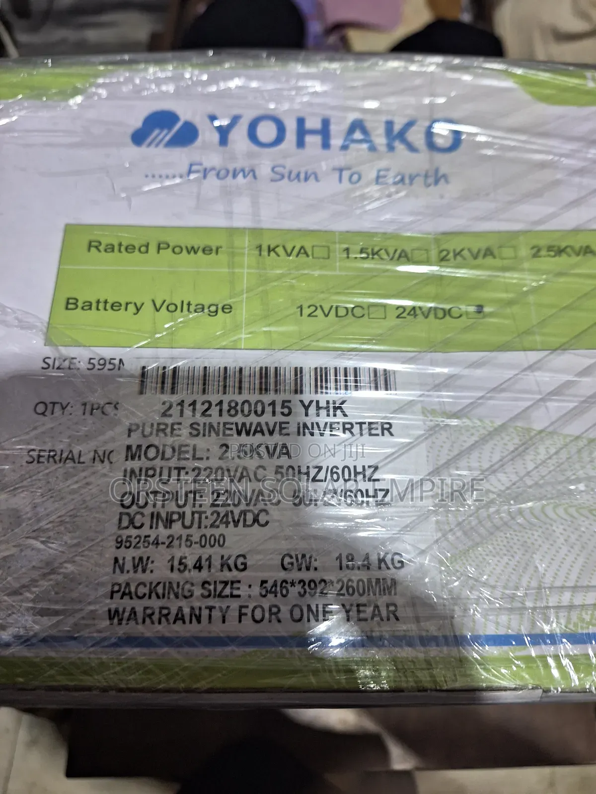 Solar Inverter 2.5kva Yohako