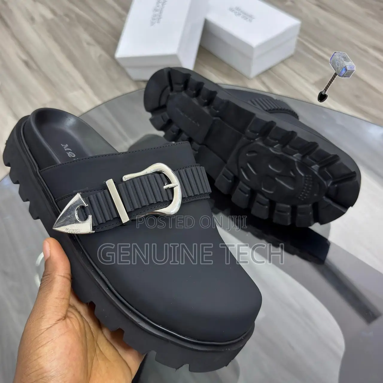 *High Quality Alexander Mcqueen Half Shoe