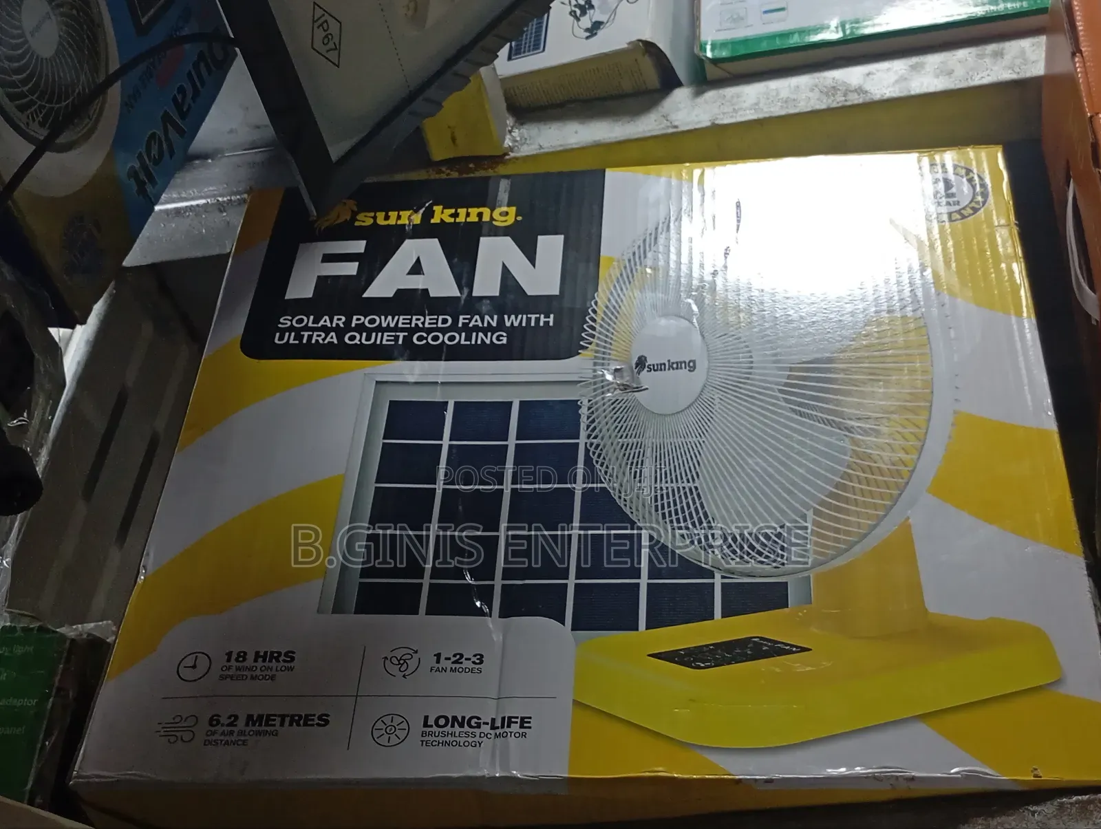 Sunking Solar Fan