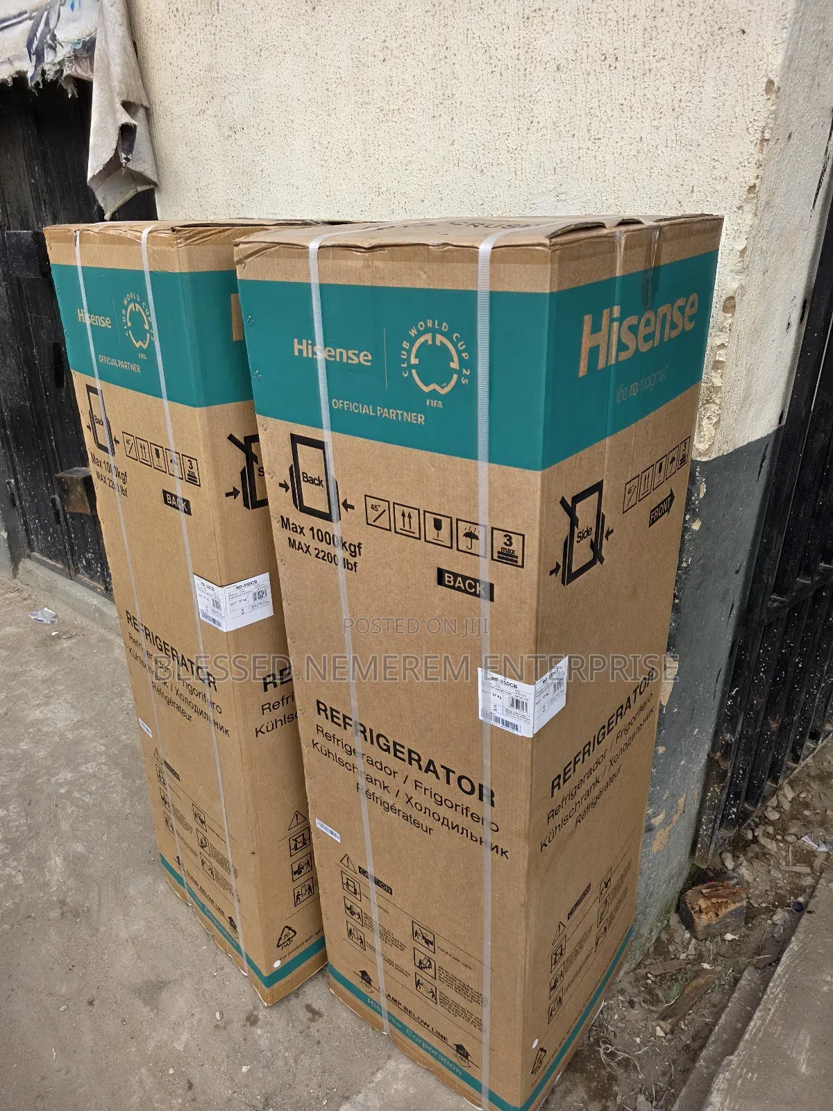 Hisense Ref Rd-35dcb With Water Dispenser Double Door 264-Liters
