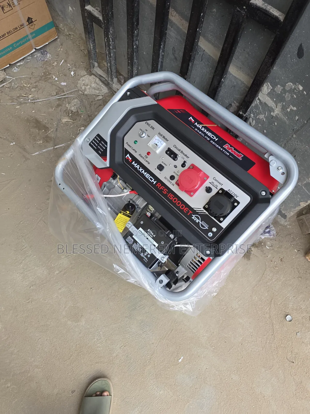 Maxmech Three Phase Petrol Generator Model Rfs15000et(12.5kva)