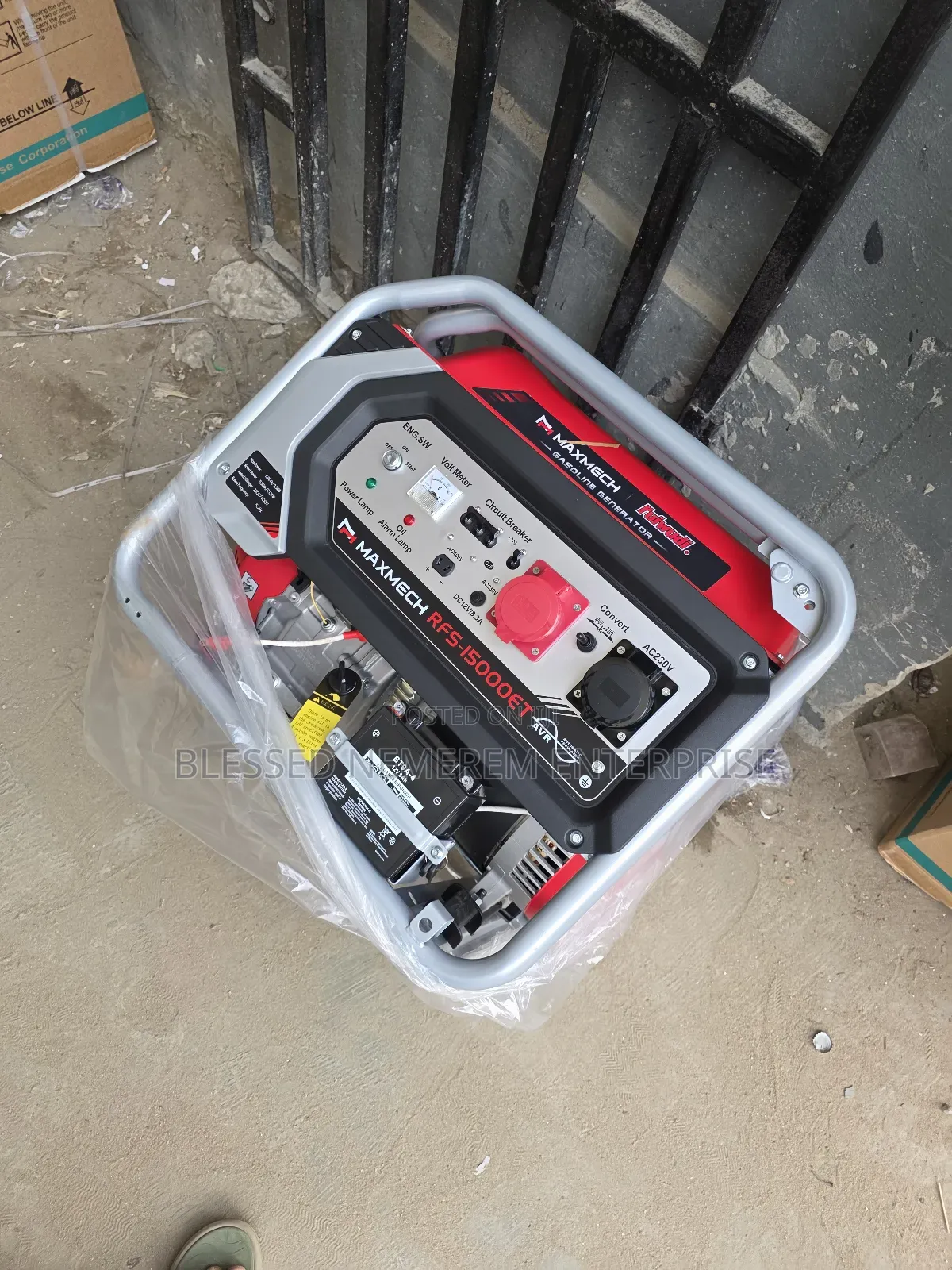 Maxmech Three Phase Petrol Generator Model Rfs15000et(12.5kva)