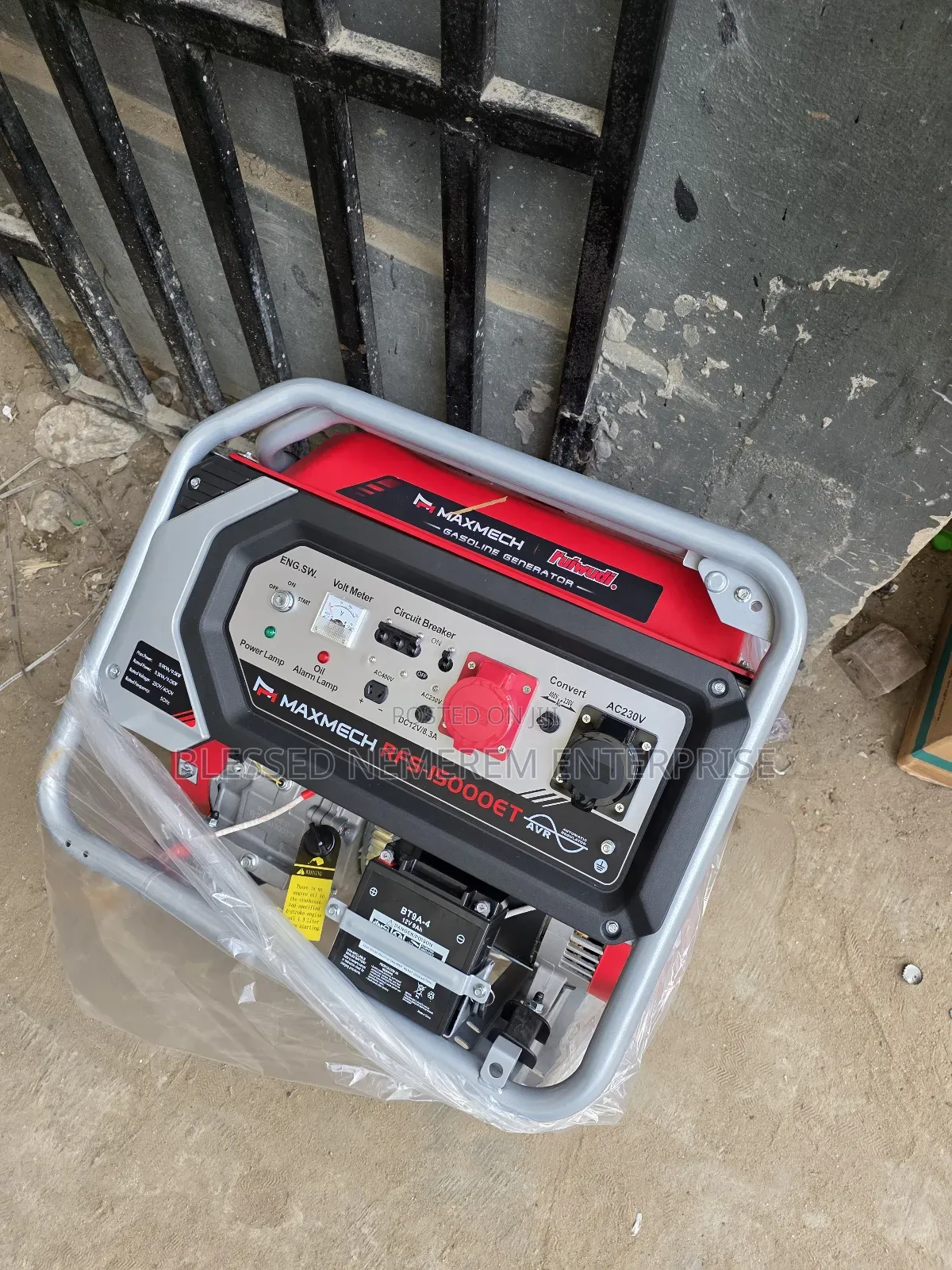 Maxmech 3phase Petrol Generator 100% Copper Coil (12.5kva)