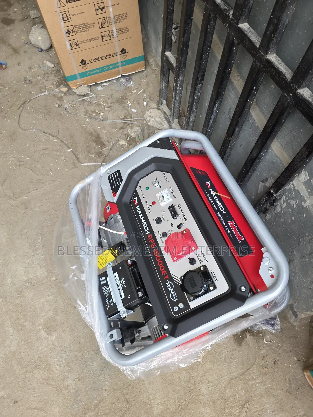 Heavy-Duty 12.5kva Maxmech 3phase Petrol Generator 100%Copper Coil
