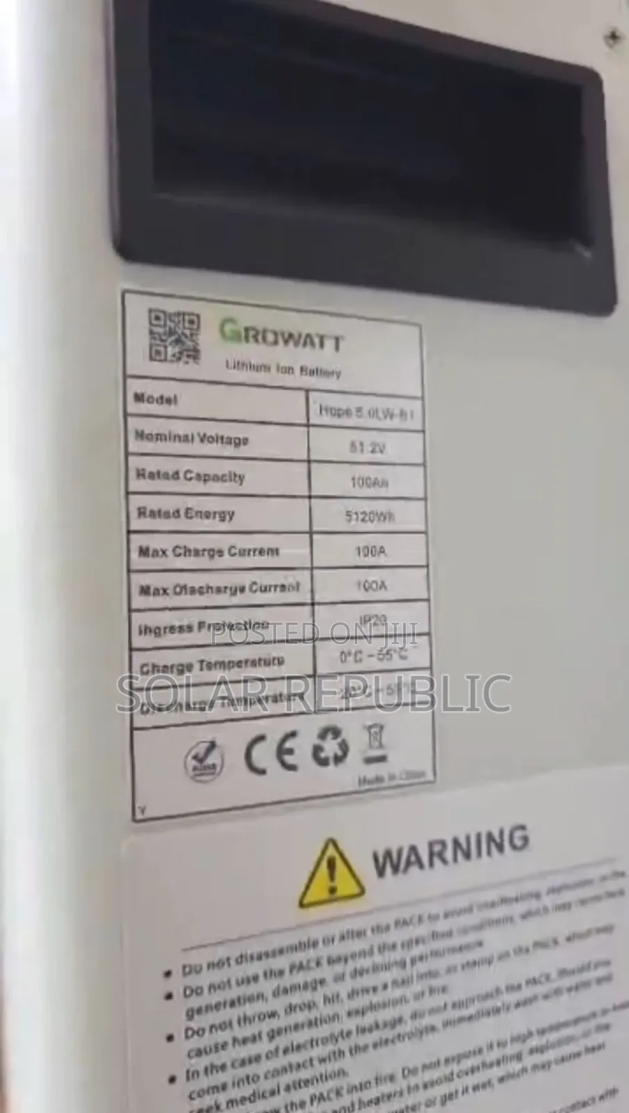 Gowatt 5kwh Lithium Battery 48v