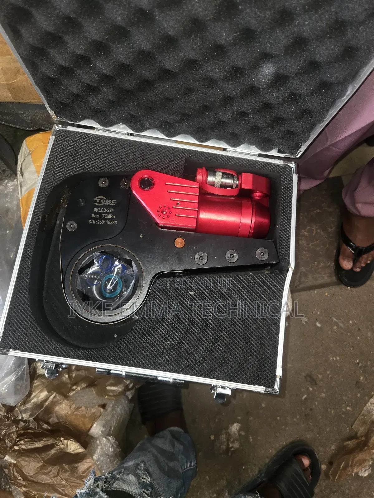 KLCD Series Low Profile Hydraulic Torque Wrench 75mm C/W Quick Fix