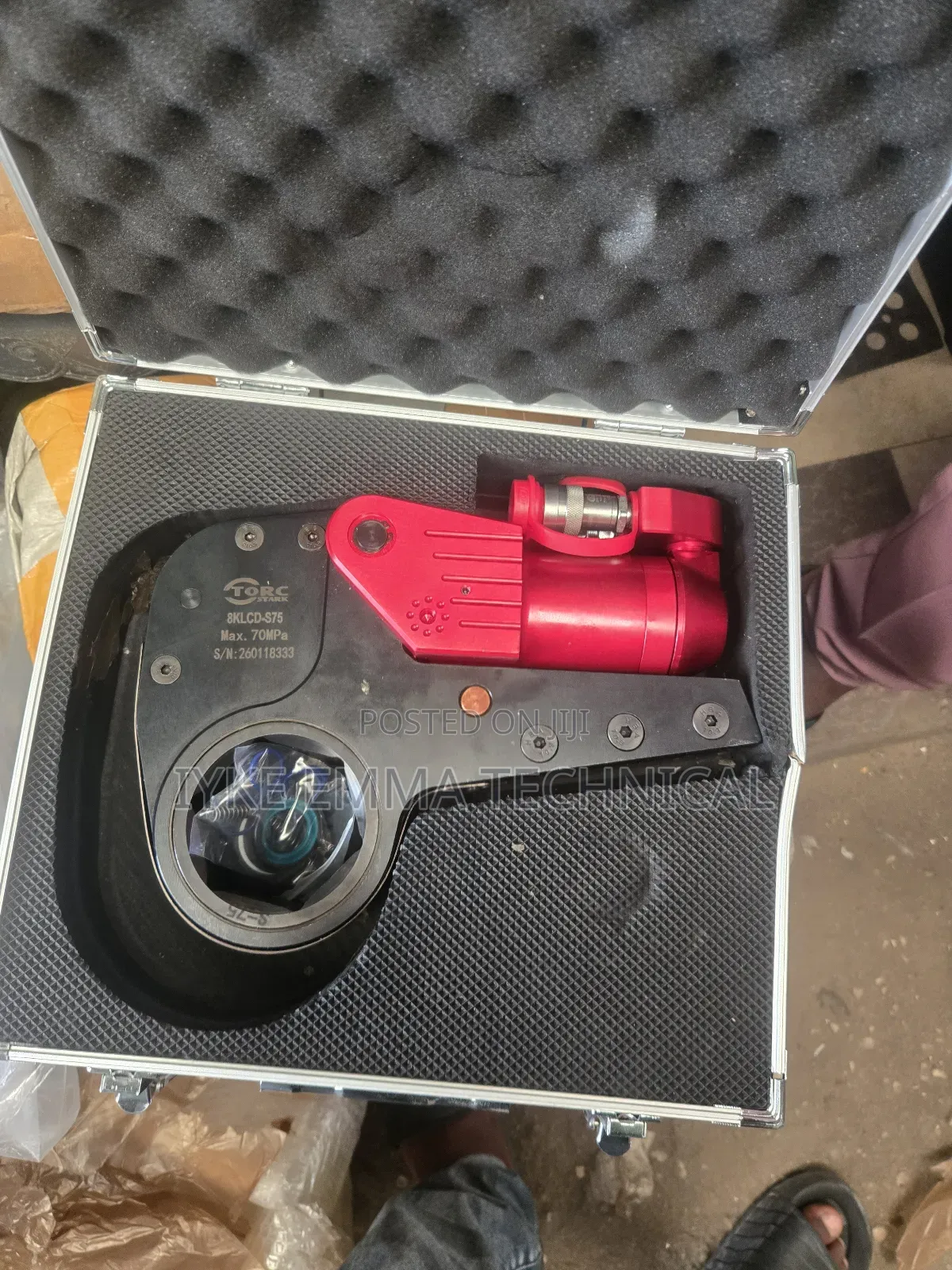 KLCD Series Low Profile Hydraulic Torque Wrench 75mm C/W Quick Fix
