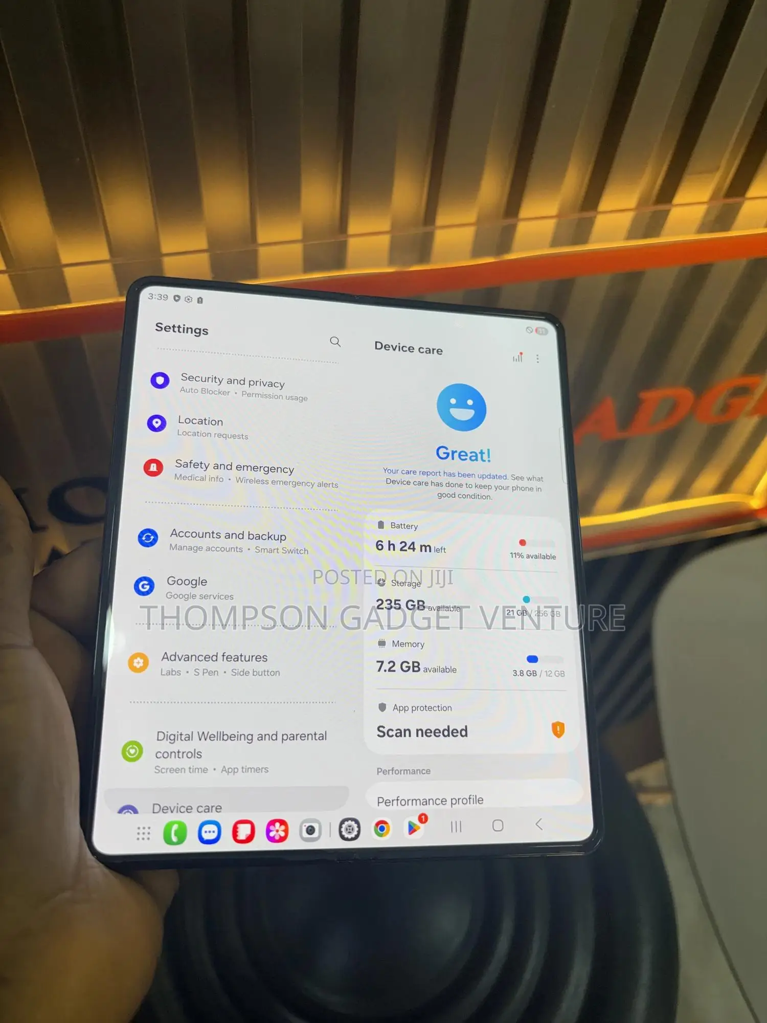 Samsung Galaxy Z Fold4 256 GB Black