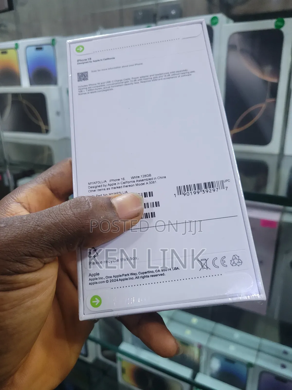 New Apple iPhone 16 128 GB White