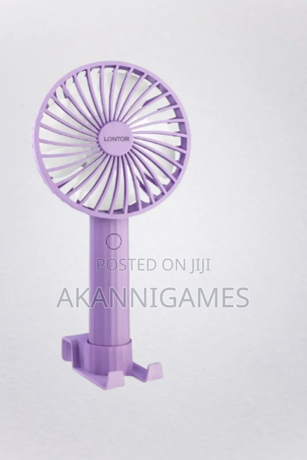 Lontor Rechargeable Hand Fan + Phone Stand (Strong Breeze) Type-C