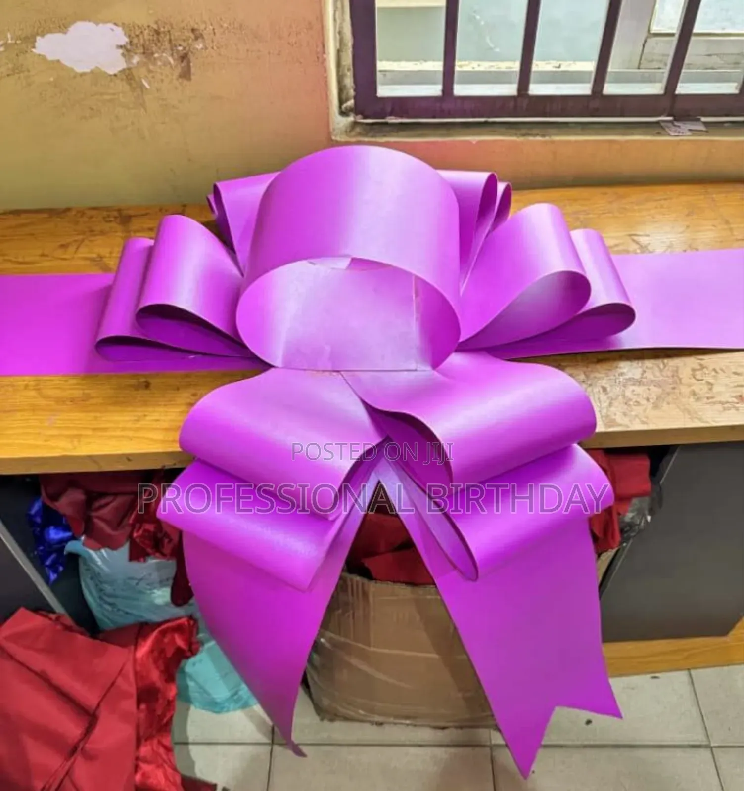 Surprise Car Bow Card Ribbon Fabric, Lagos