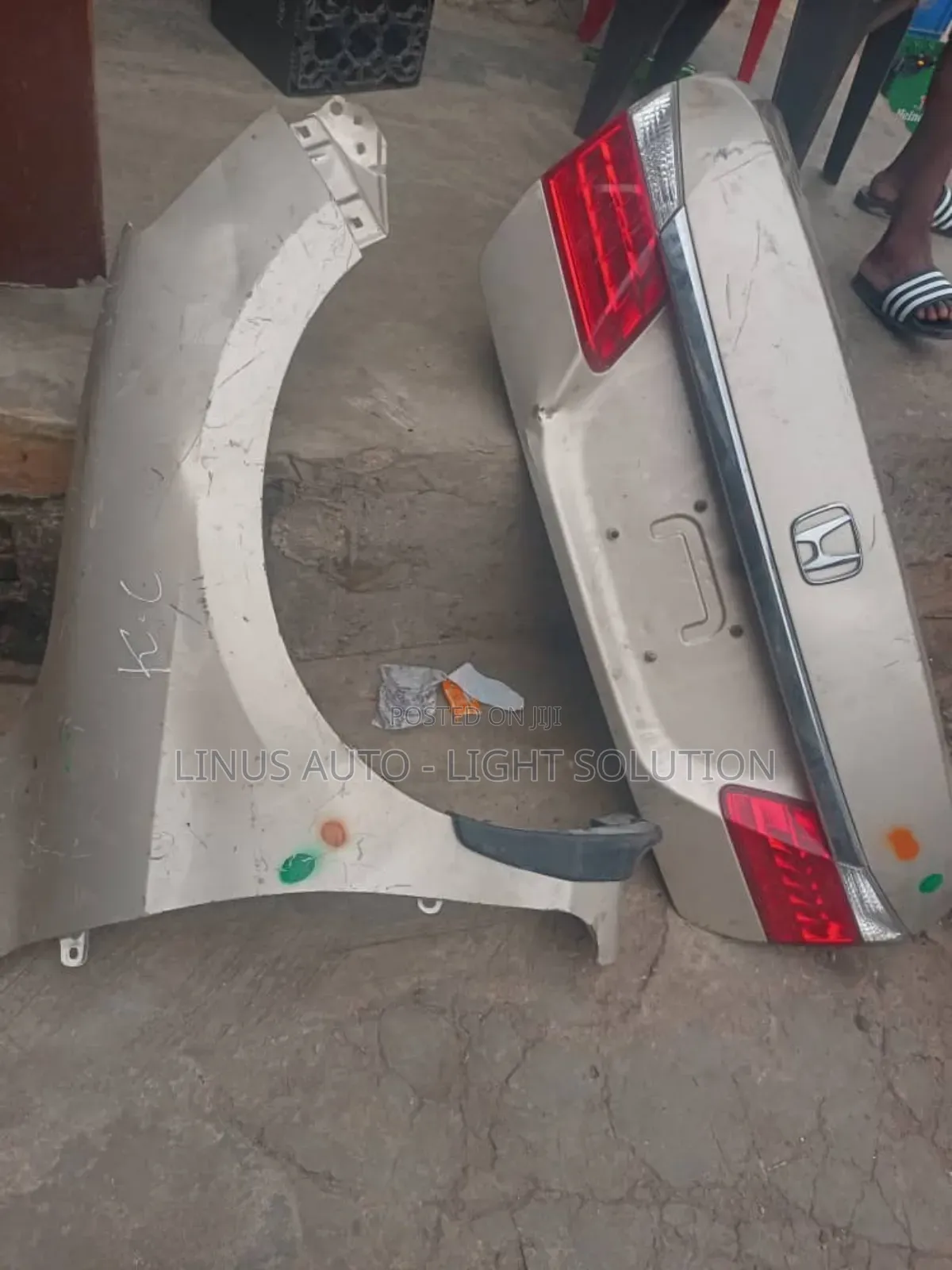 Fender and Booth 2014 Honda Accord