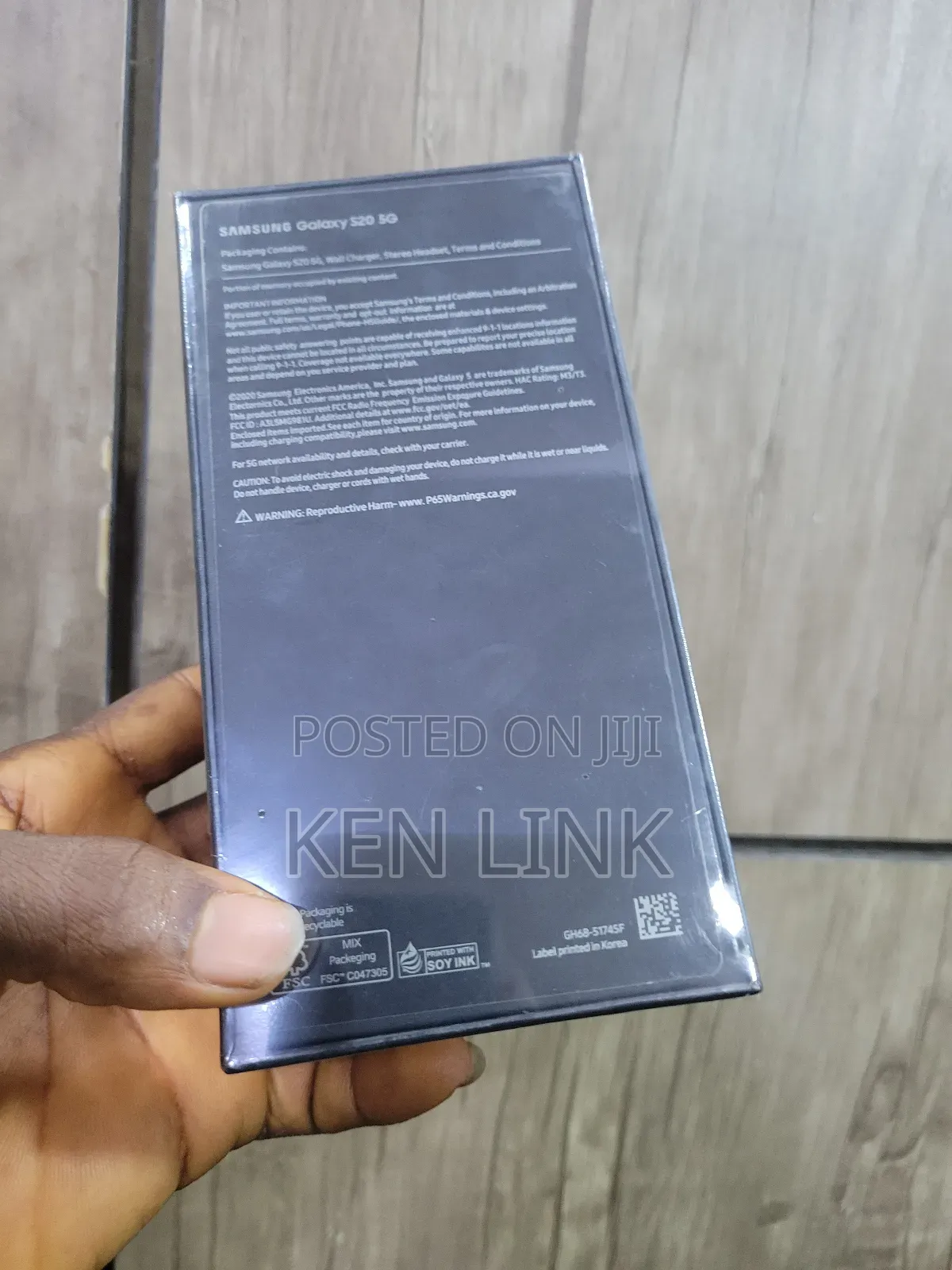 New Samsung Galaxy S20 128 GB Black