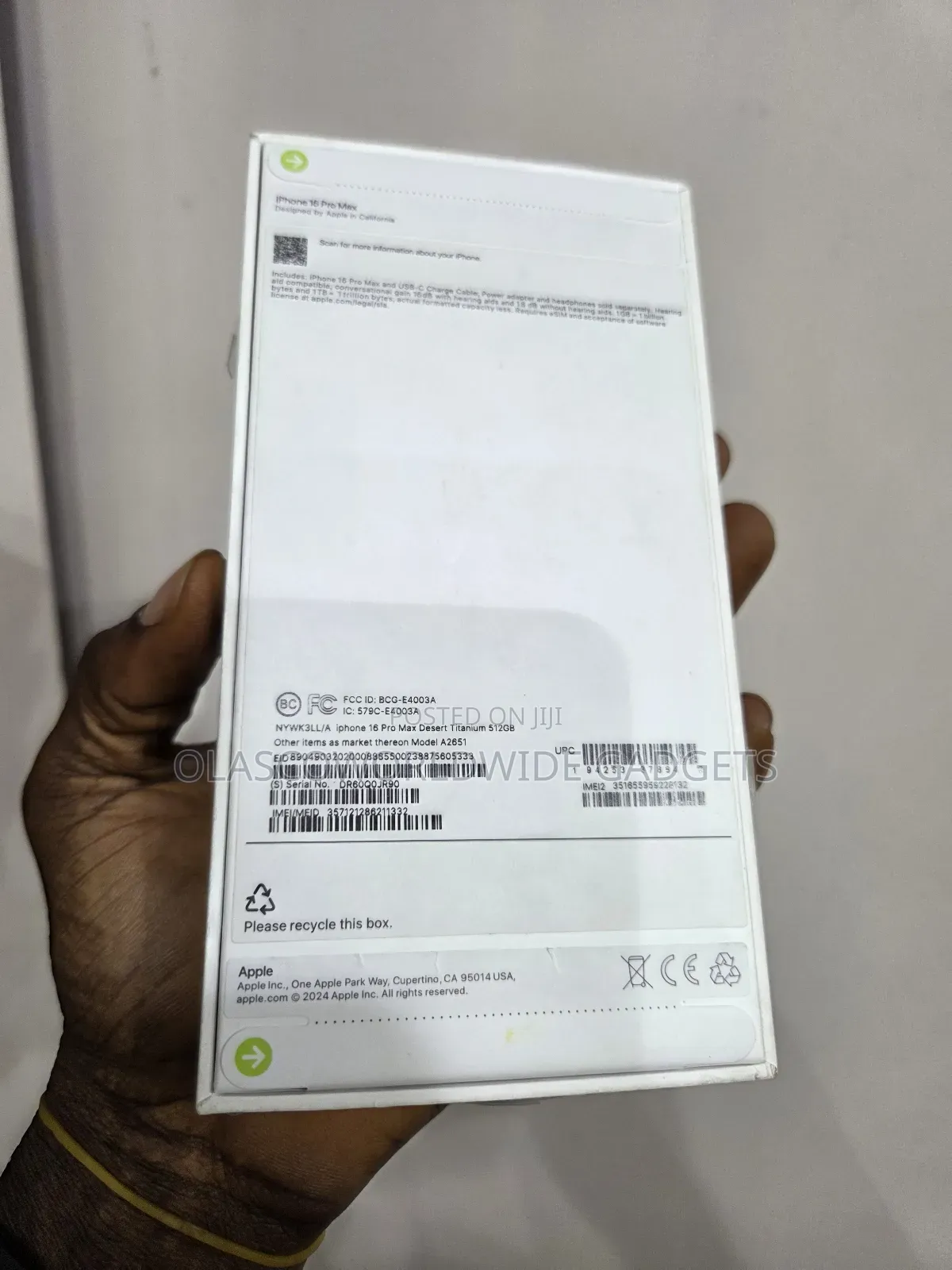 New Apple iPhone 16 Pro Max 256 GB