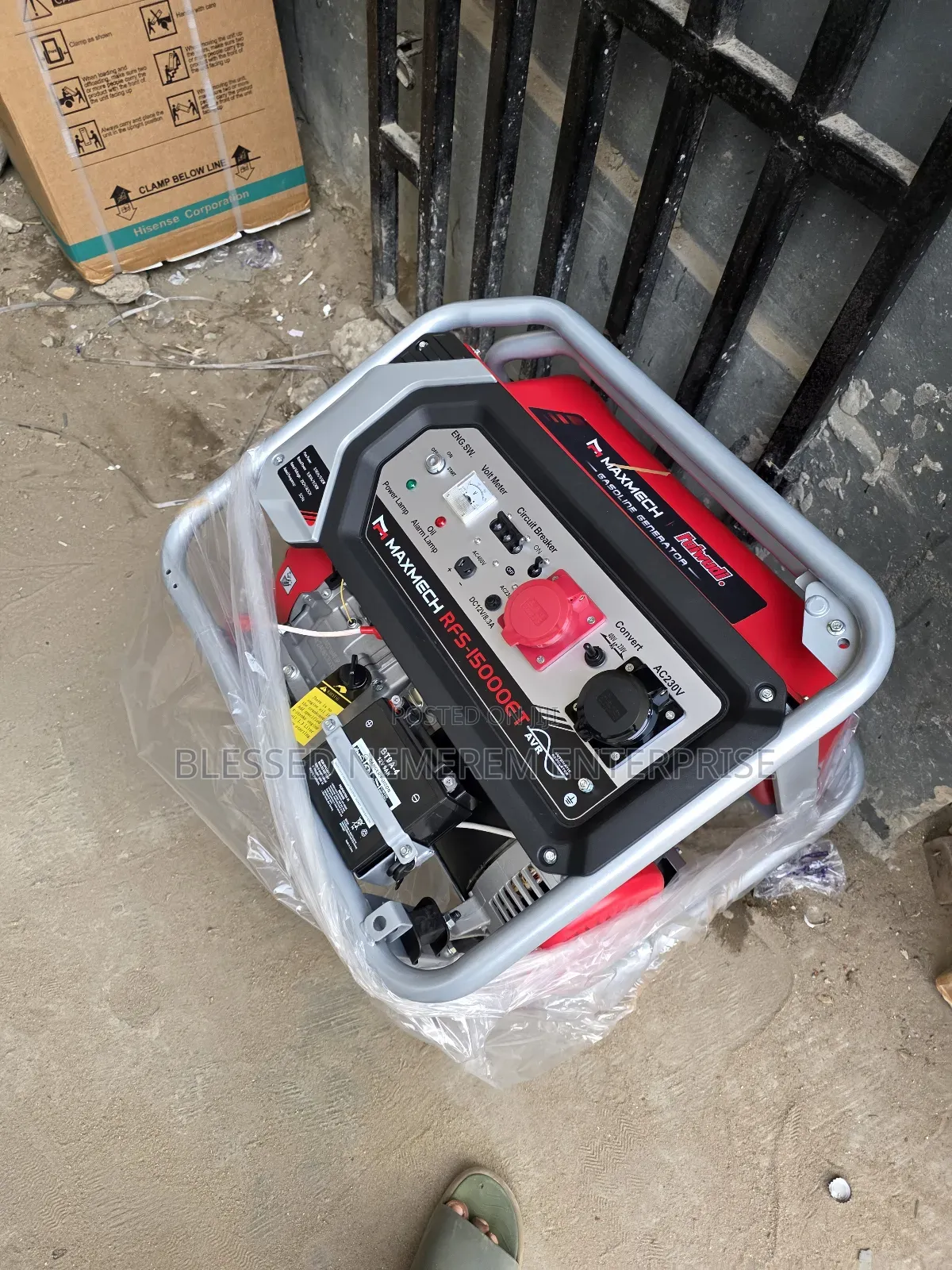 High Quality 12.5kva Maxmech 3phase Petrol Generator 100%Copper Coil