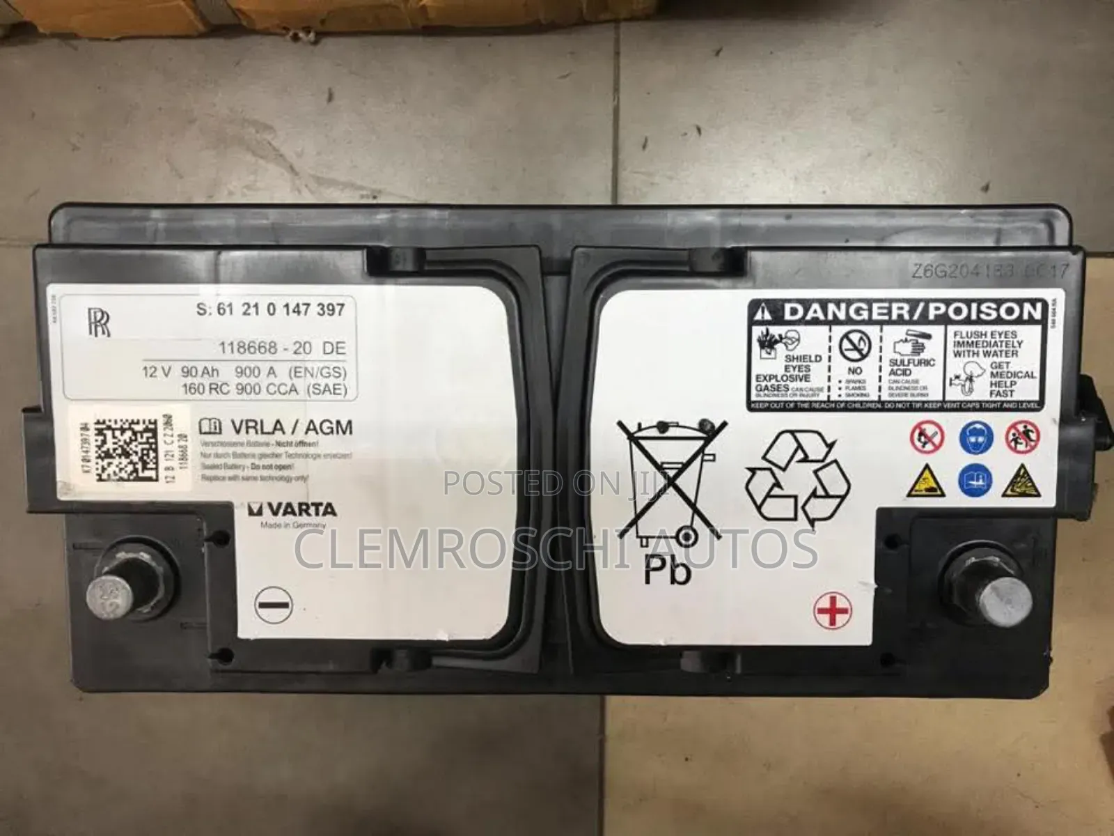 High Quality Certified New Battery Rolls Royce Phantom, Spectra, Ghost