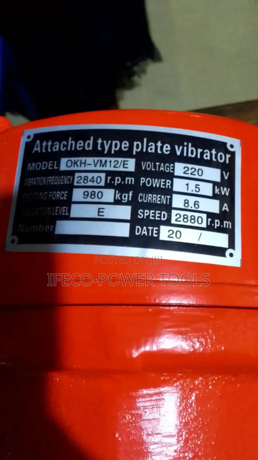 Electric Concrete Vibrator Motor