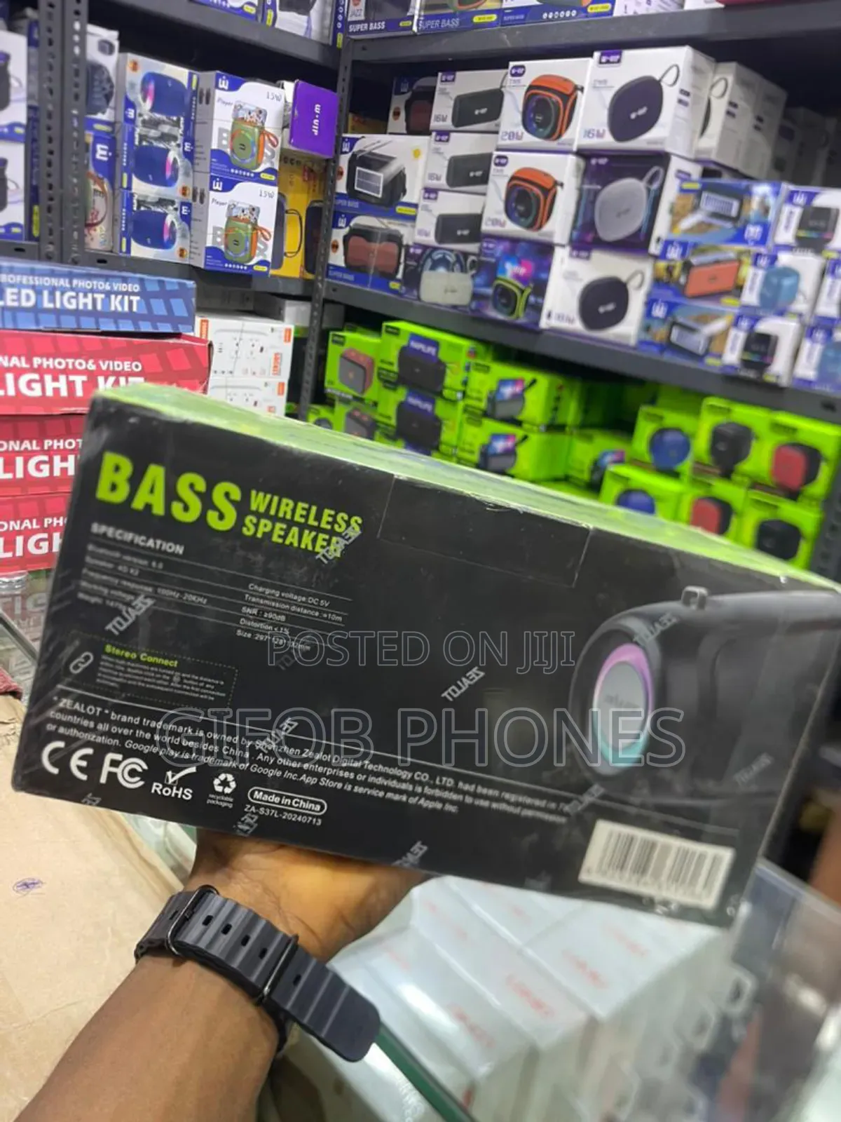 Zealot Bass Wireless Speaker S37l
