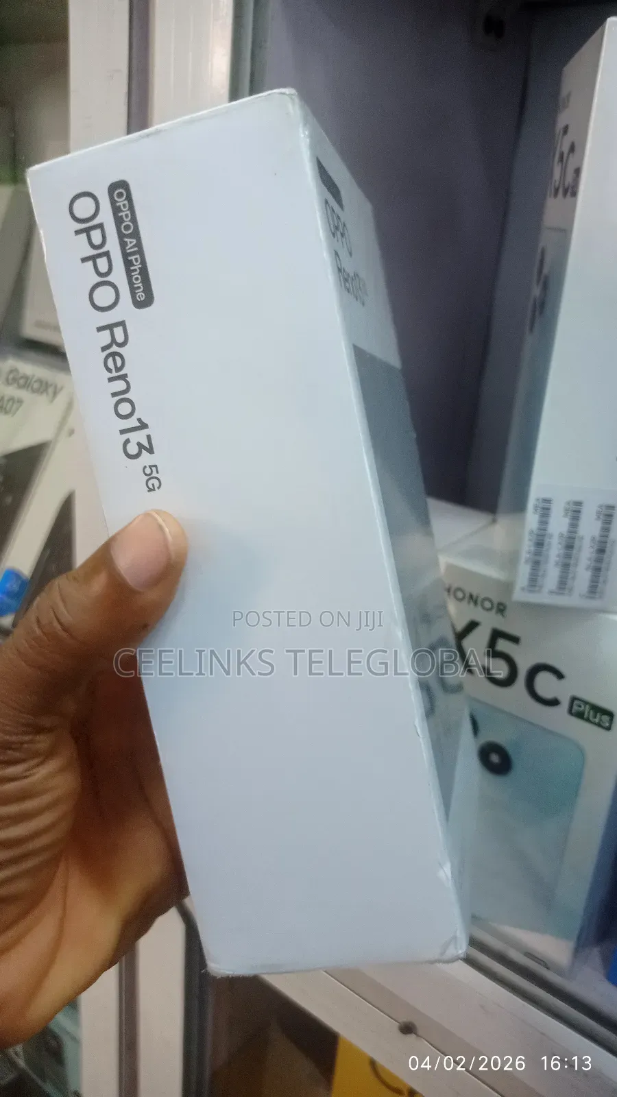 New Oppo Reno13 5G 256 GB Black